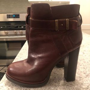 Nine West leather booties